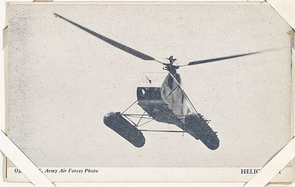 Helicopter from Military--Official Photos cards (W615) — Unknown
