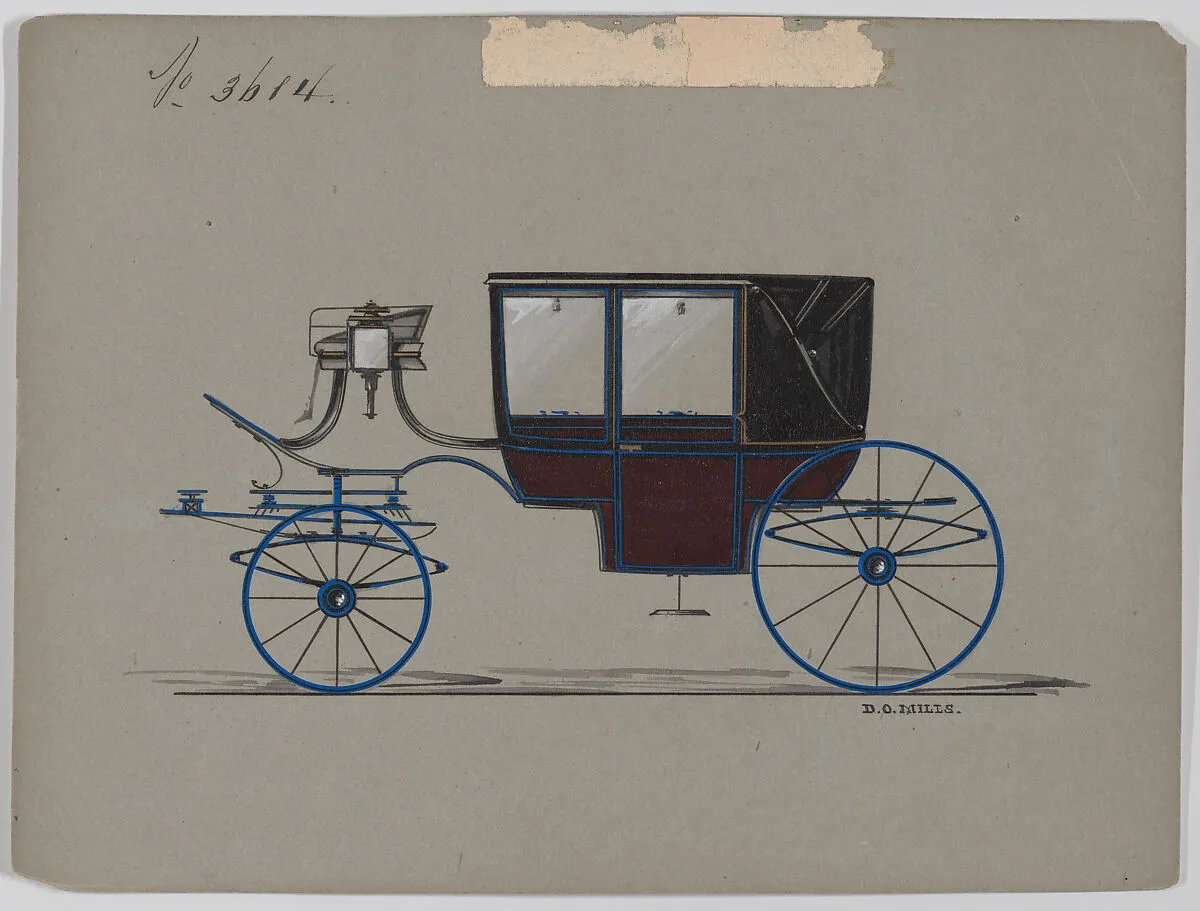 Design for Landau, No. 3614 — Brewster & Co.