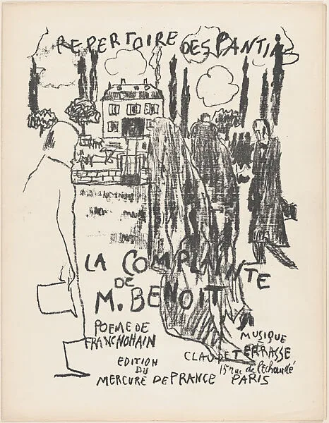 Monsieur Benoît's Lament — Pierre Bonnard