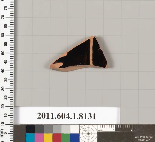 Terracotta fragment of a kylix (drinking cup)