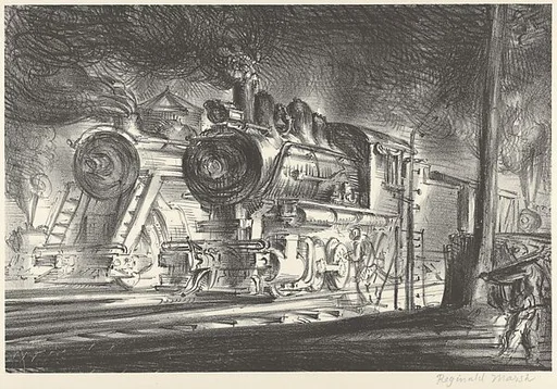 Switch Engines, Erie Yards, Jersey City, Stone No. 3