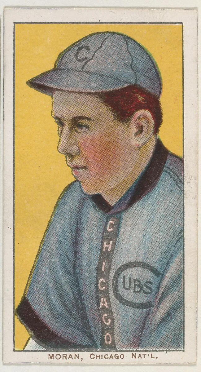 Moran, Chicago, National League, from the White Border series (T206) for the American Tobacco Company — American Tobacco Company