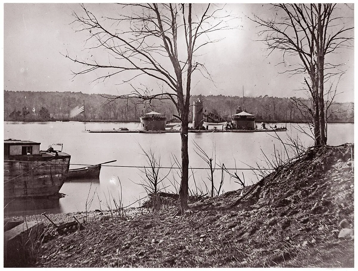 U.S. Monitor Onondaga, James River — Mathew B. Brady|Unknown