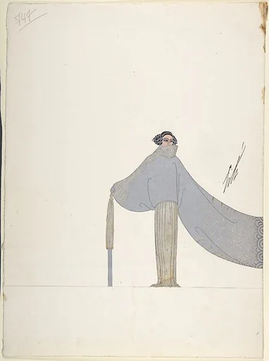 "Les Noces d'Argent " Triple Costume Design for "Les Mariages," George White's Scandal (left)