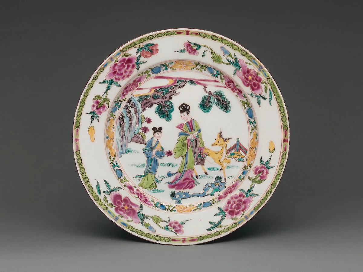 Plate — Bow Porcelain Factory