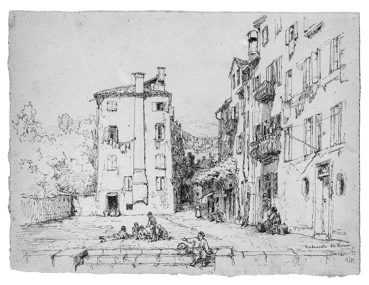 Fondamenta del Forner, Venice — Andrew Fisher Bunner