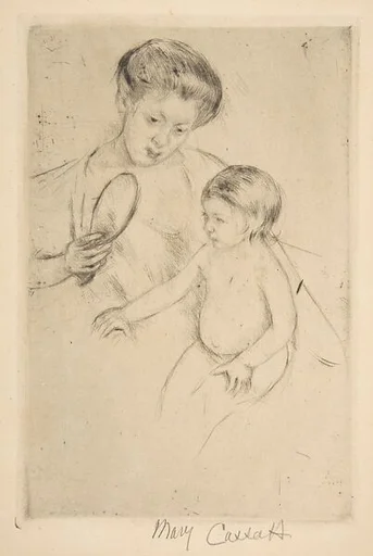 Looking into the Hand Mirror (No. 1)