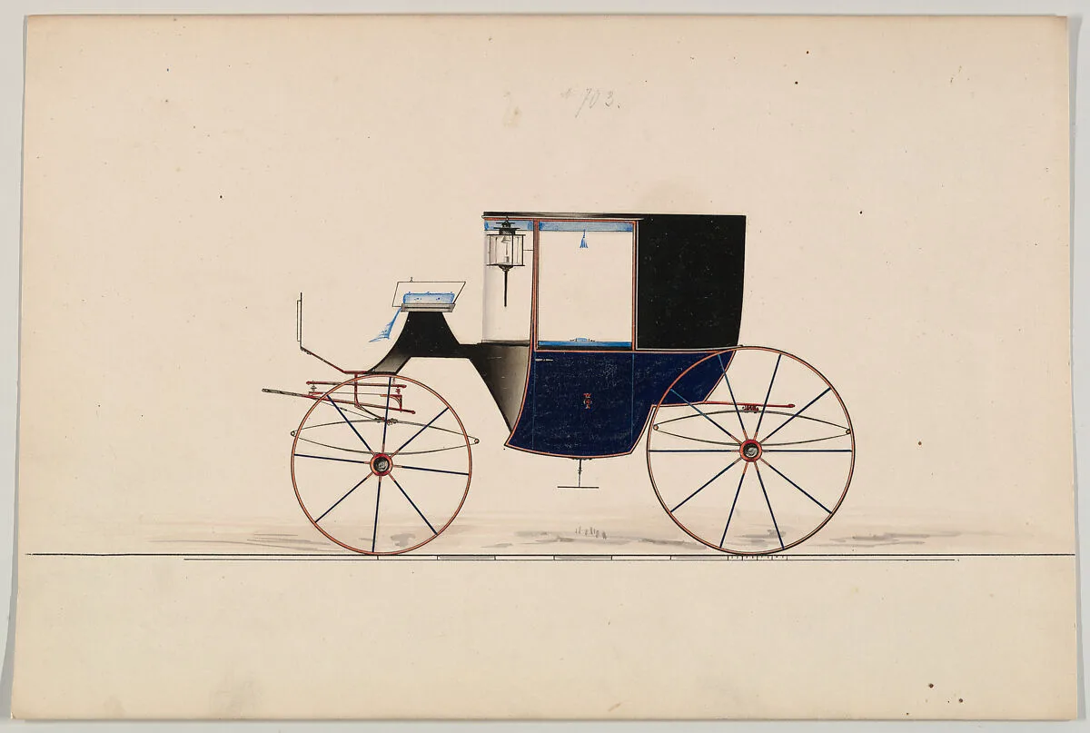 Design for Coupé (unnumbered) — Brewster & Co.