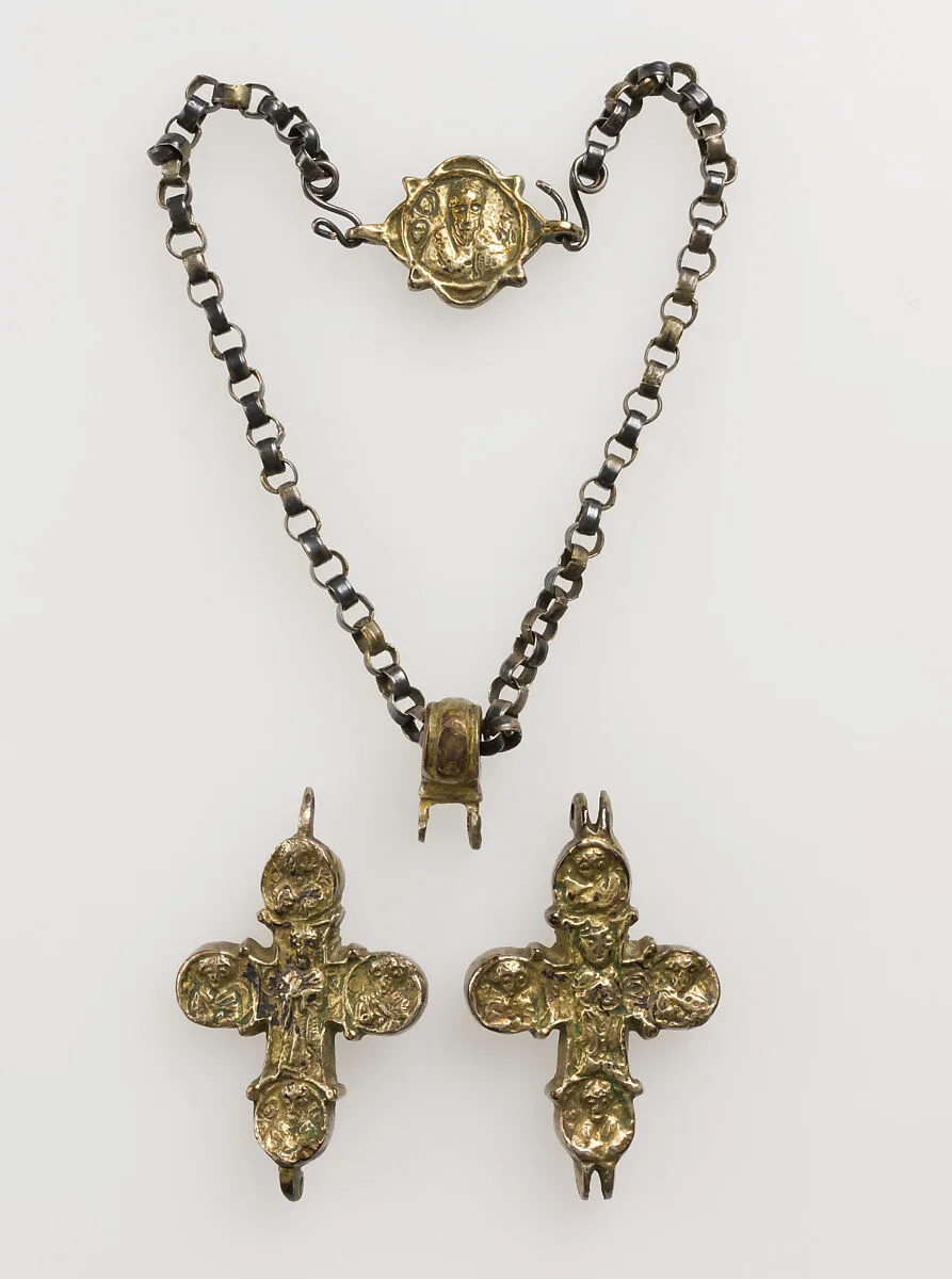 Pendant Cross Reliquary — Unknown