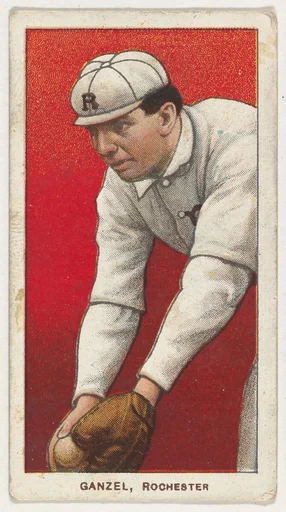 Ganzel, Rochester, Eastern League, from the White Border series (T206) for the American Tobacco Company