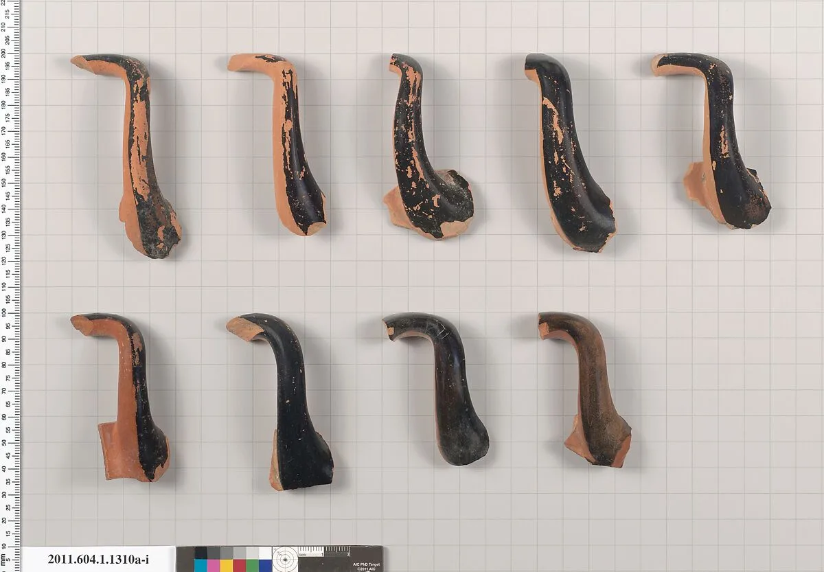 Terracotta fragments of kylikes (drinking cups) — Unknown
