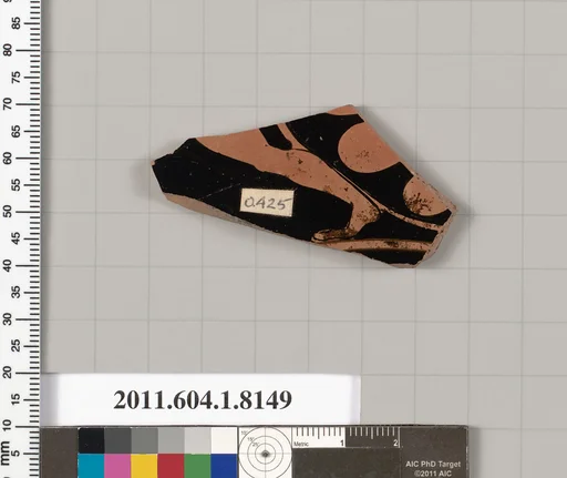 Terracotta fragment of a kylix (drinking cup)