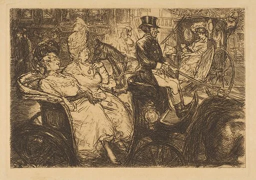 Fifth Avenue Critics; from the series 'New York City Life'