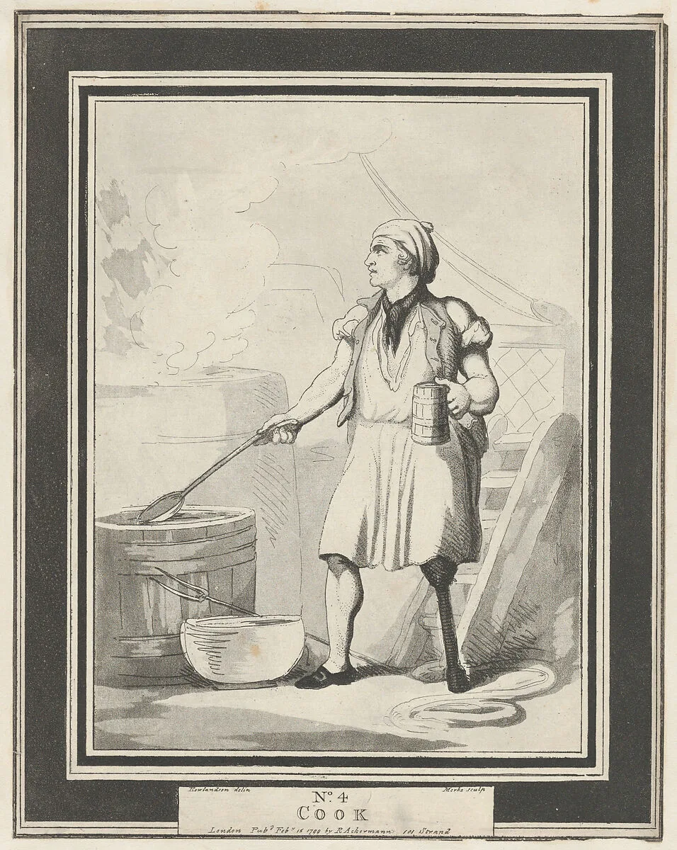 No. 4: Cook — Rudolph Ackermann, London|Thomas Rowlandson|Henri Merke
