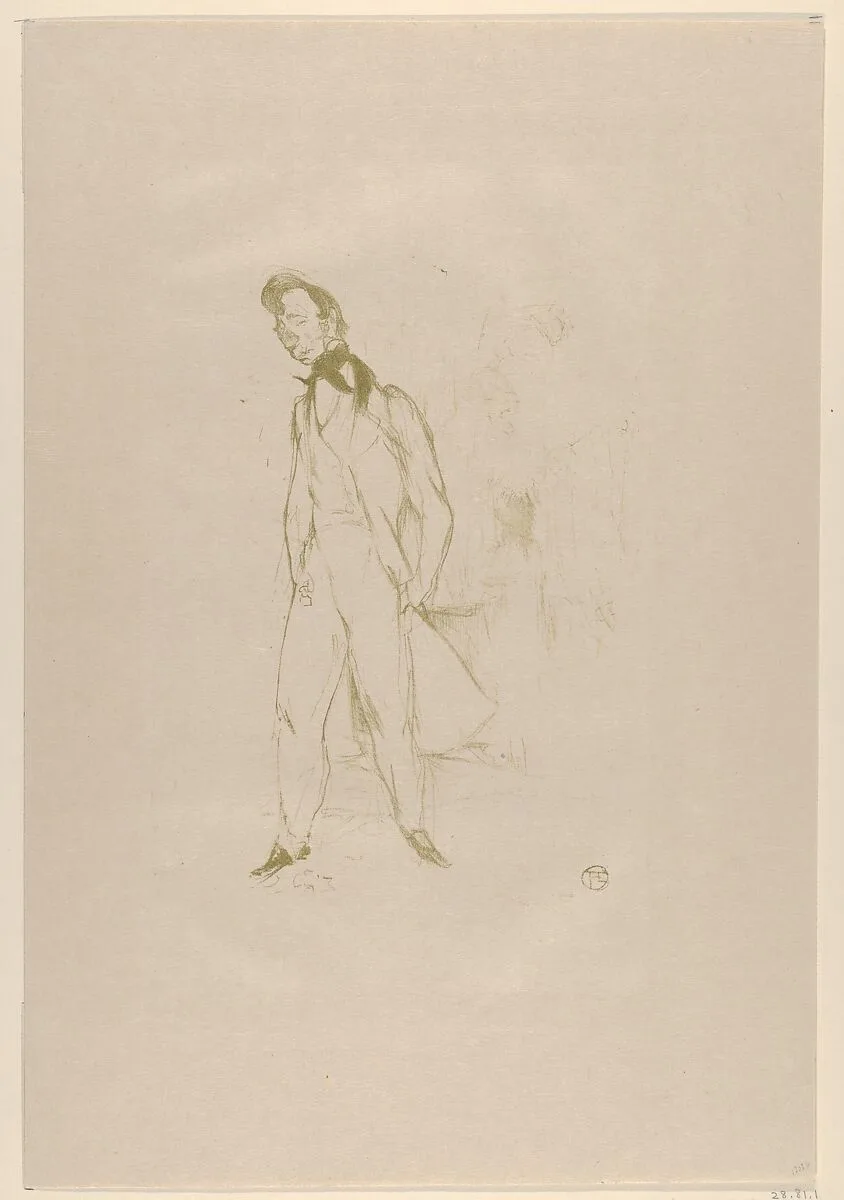 Adolphe (The Sad Young Man) — Henri de Toulouse-Lautrec|Gustave Pellet