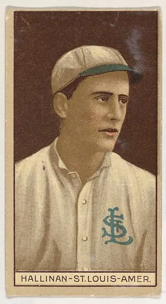 E.S. Hallinan, St. Louis, American League, from the Brown Background series (T207) for the American Tobacco Company — American Tobacco Company