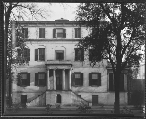 [Greek Revival House, 10 East Oglethorpe Avenue, Percival Ward, Savannah, Georgia]