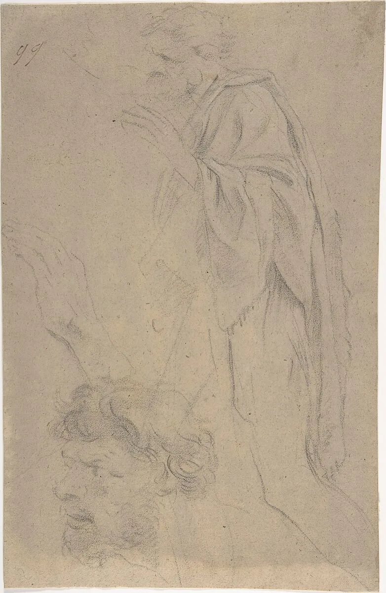 Figure Studies — Eustache Le Sueur|Anonymous, French, 17th century