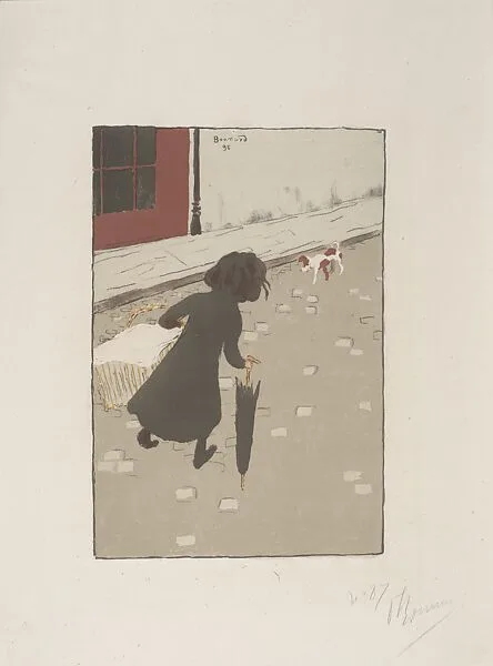 The Little Laundry Girl — Pierre Bonnard|Ambroise Vollard|Auguste Clot