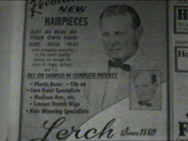 Lerch Hairpieces — William Wegman