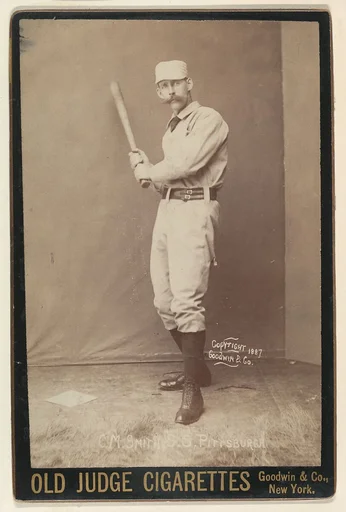 C. M. Smith, Shortstop, Pittsburgh, from the series Old Judge Cigarettes