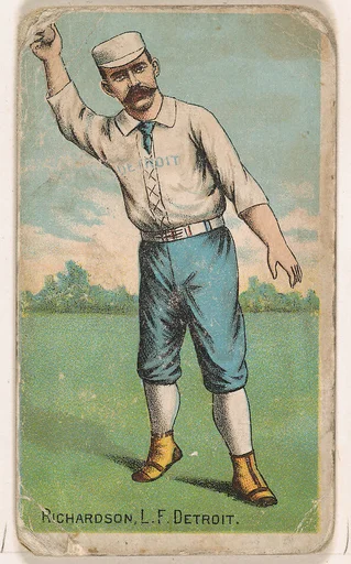 Richardson, Left Field, Detroit, from the Gold Coin series (N284) for Gold Coin Chewing Tobacco
