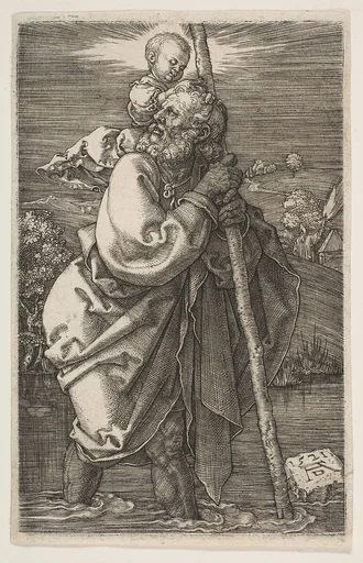 Saint Christopher Facing Left