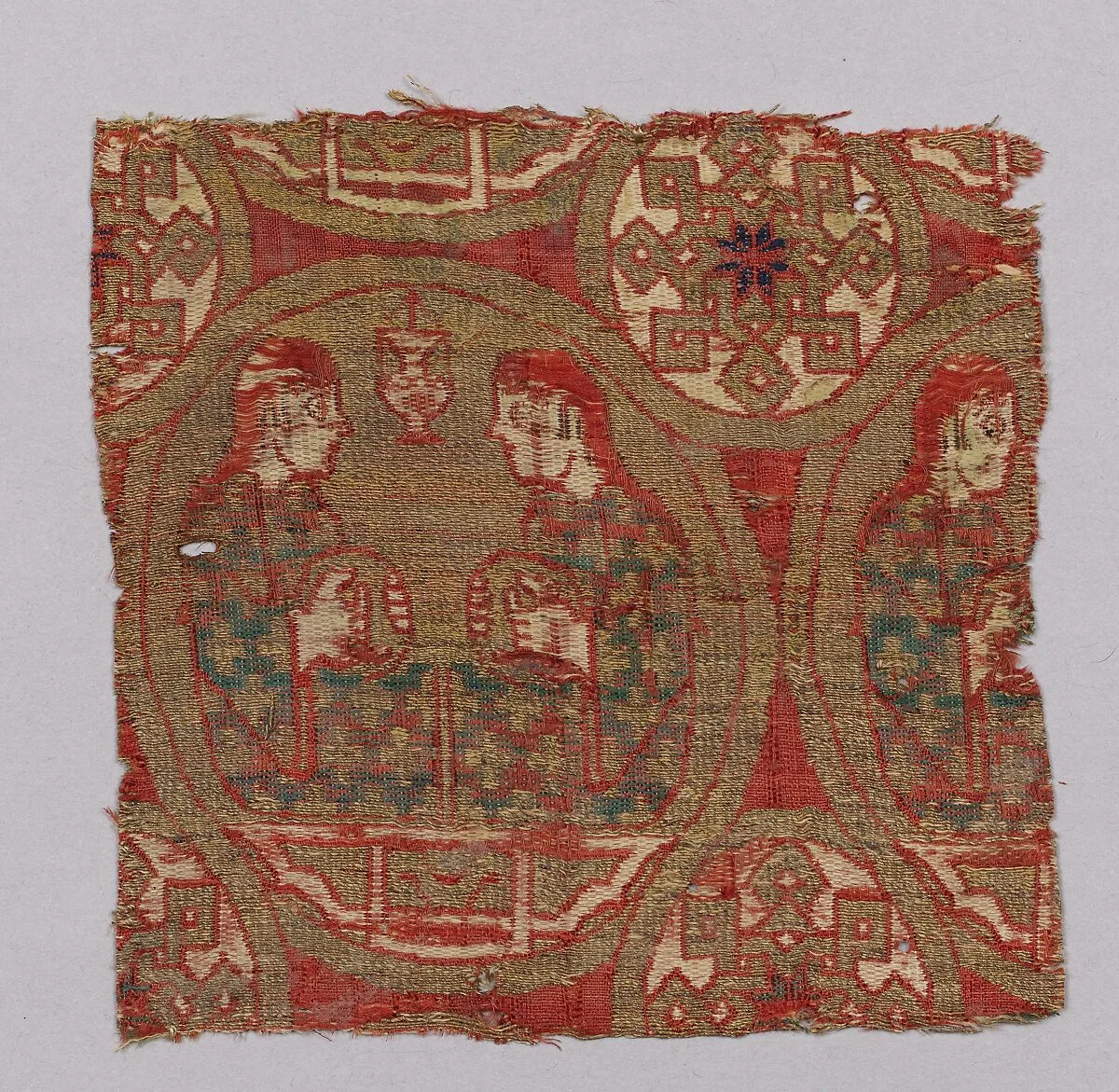 Textile with Musicians — Unknown
