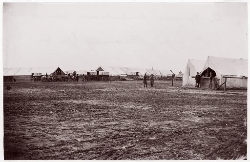 [Winter Quarters of Quartermaster's Department, 6th Army Corps, Near Hazel River, Virginia]