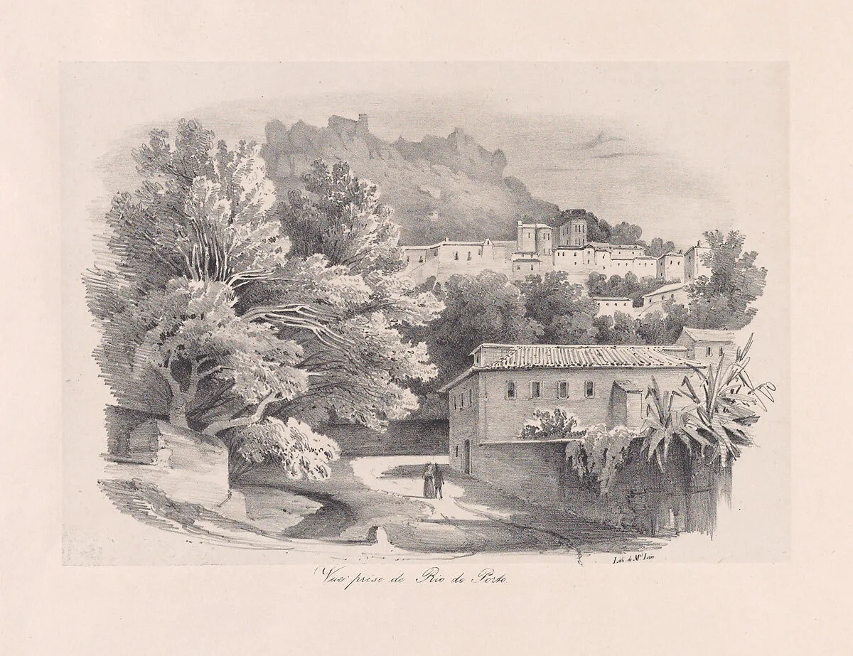 View of Rio de Porto in Sintra with the Castle of the Moors in the background — Clementine de Brelaz|Manuel Luis