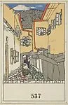 Old Courtyard: Josefstadt (Alter Hof: Josefstadt) — Adalberta Kiessewetter|Wiener Werkstätte