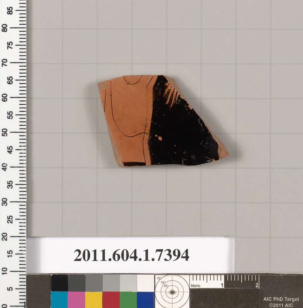 Terracotta fragment of a kylix (drinking cup) — Unknown