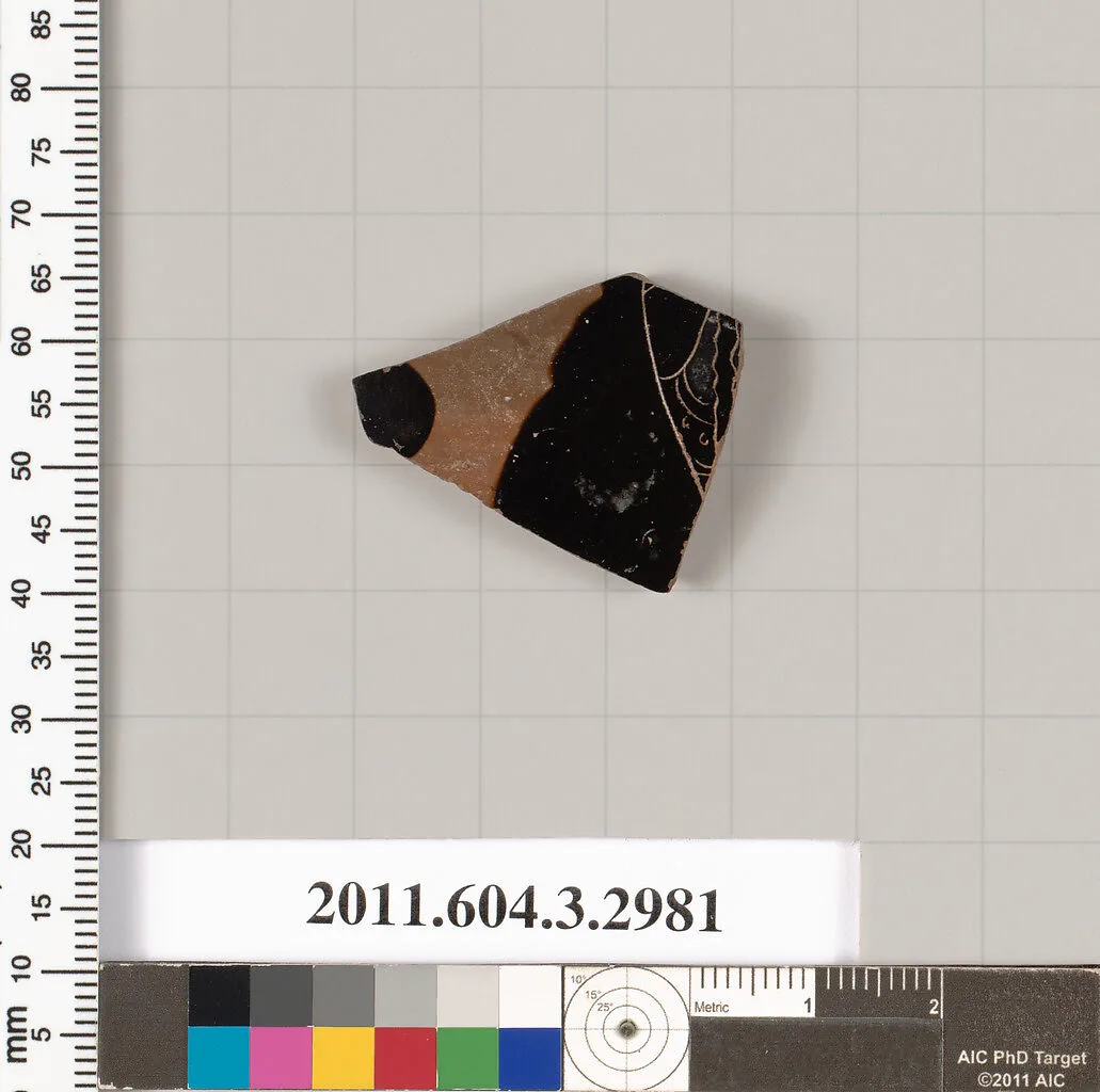 Terracotta fragment from a closed shape — Unknown