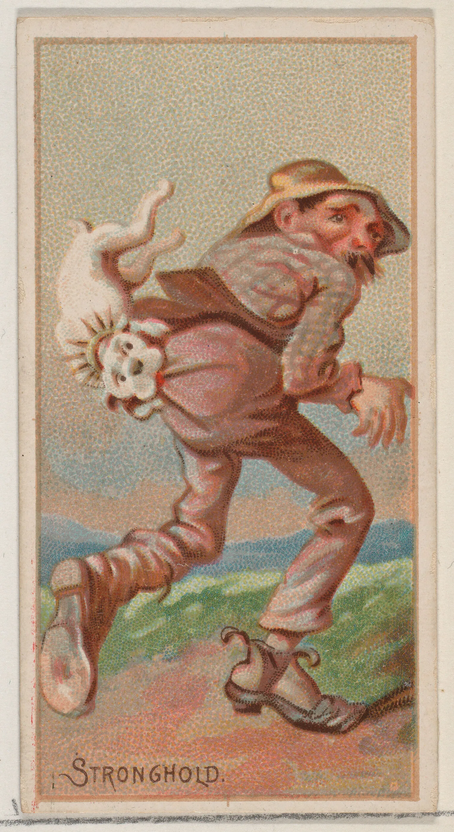 Stronghold, from the Jokes series (N87) for Duke brand cigarettes — W. Duke, Sons & Co.|George S. Harris & Sons