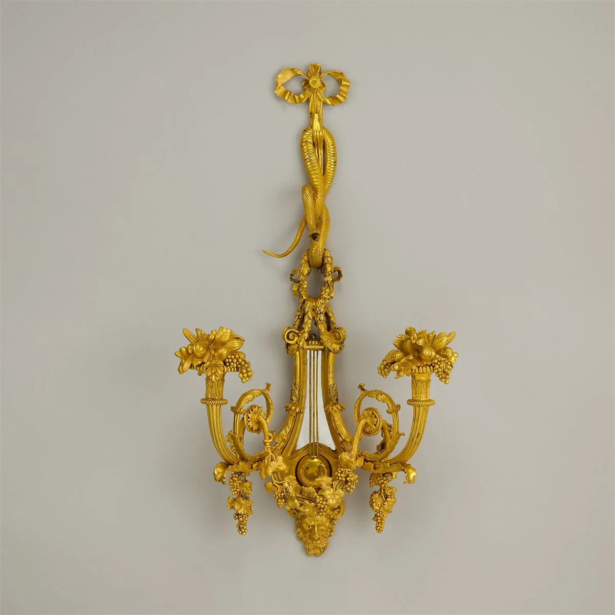 Pair of two-light wall brackets — Unknown