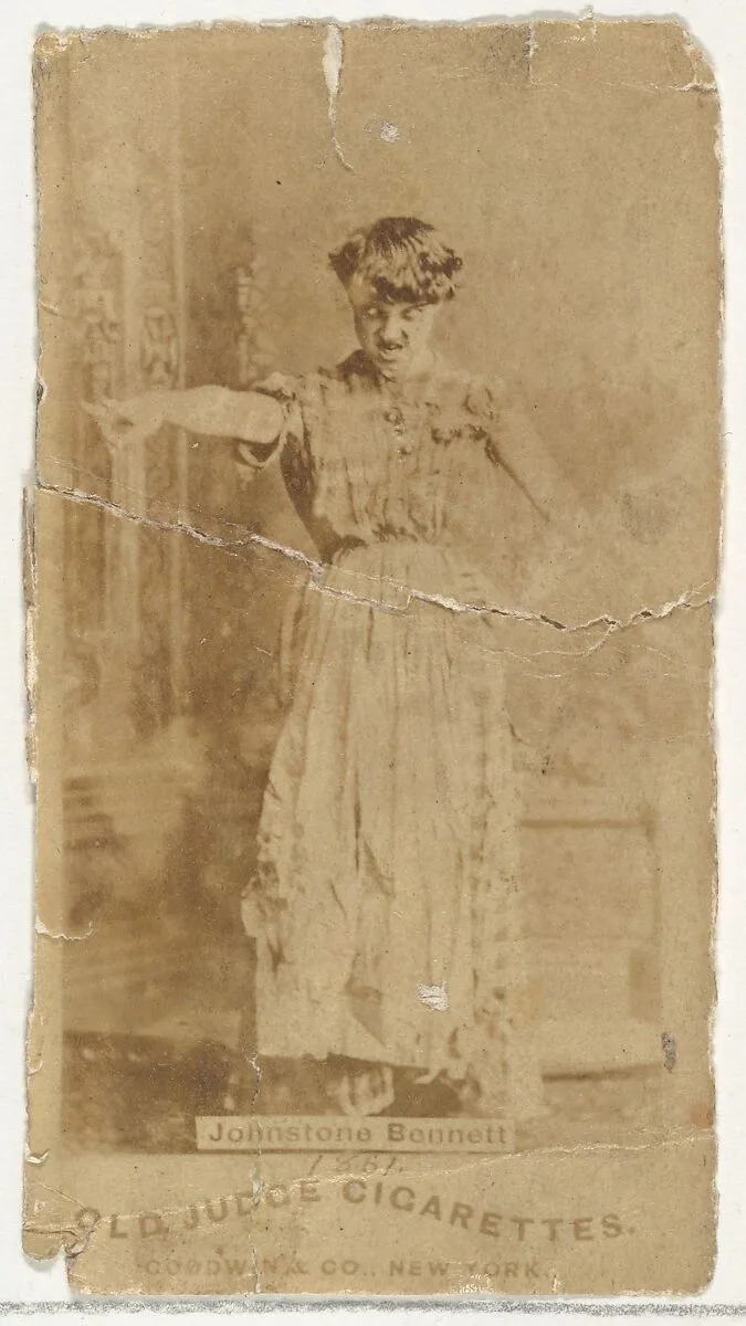 Joanstone Bennett, from the Actors and Actresses series (N171) for Old Judge Cigarettes — Goodwin & Company