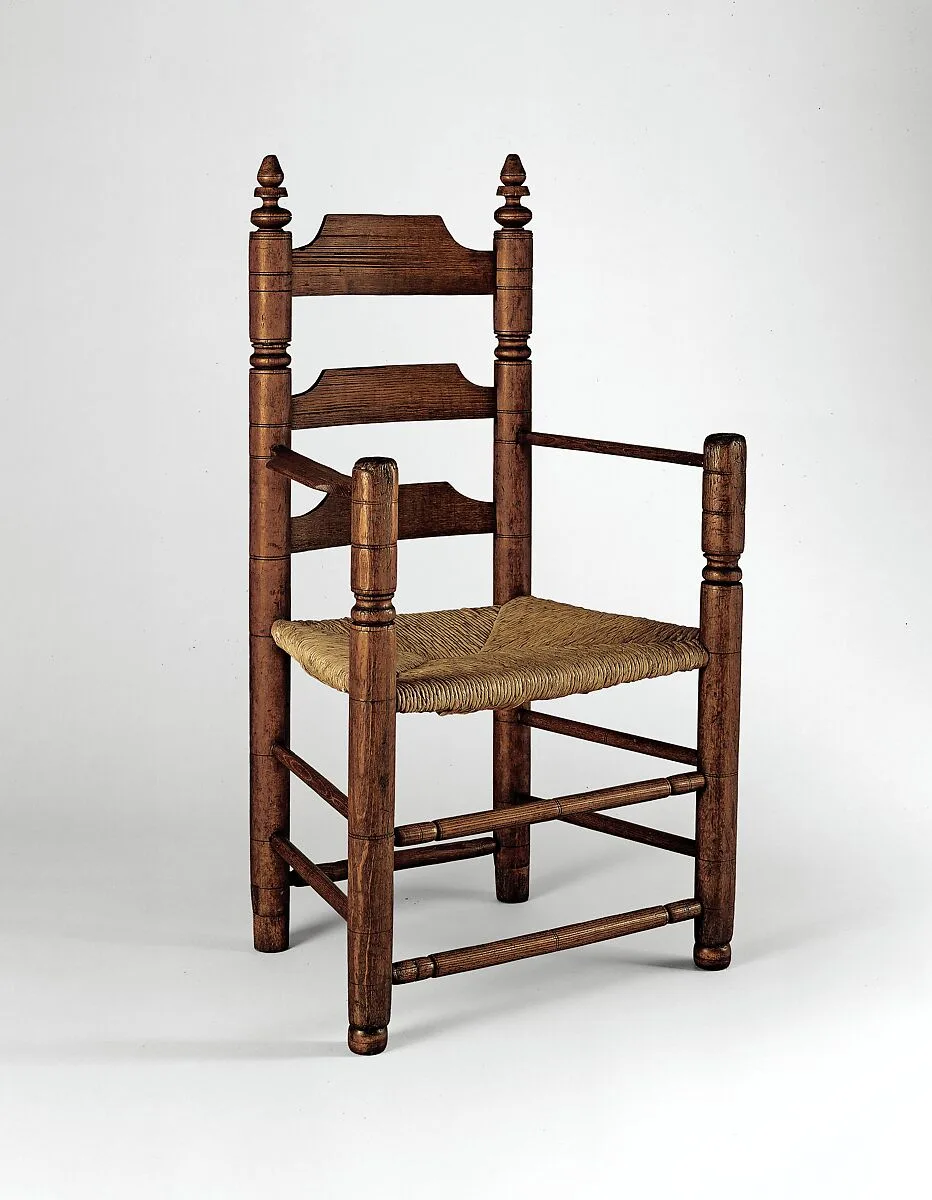 Slat-back armchair — Unknown