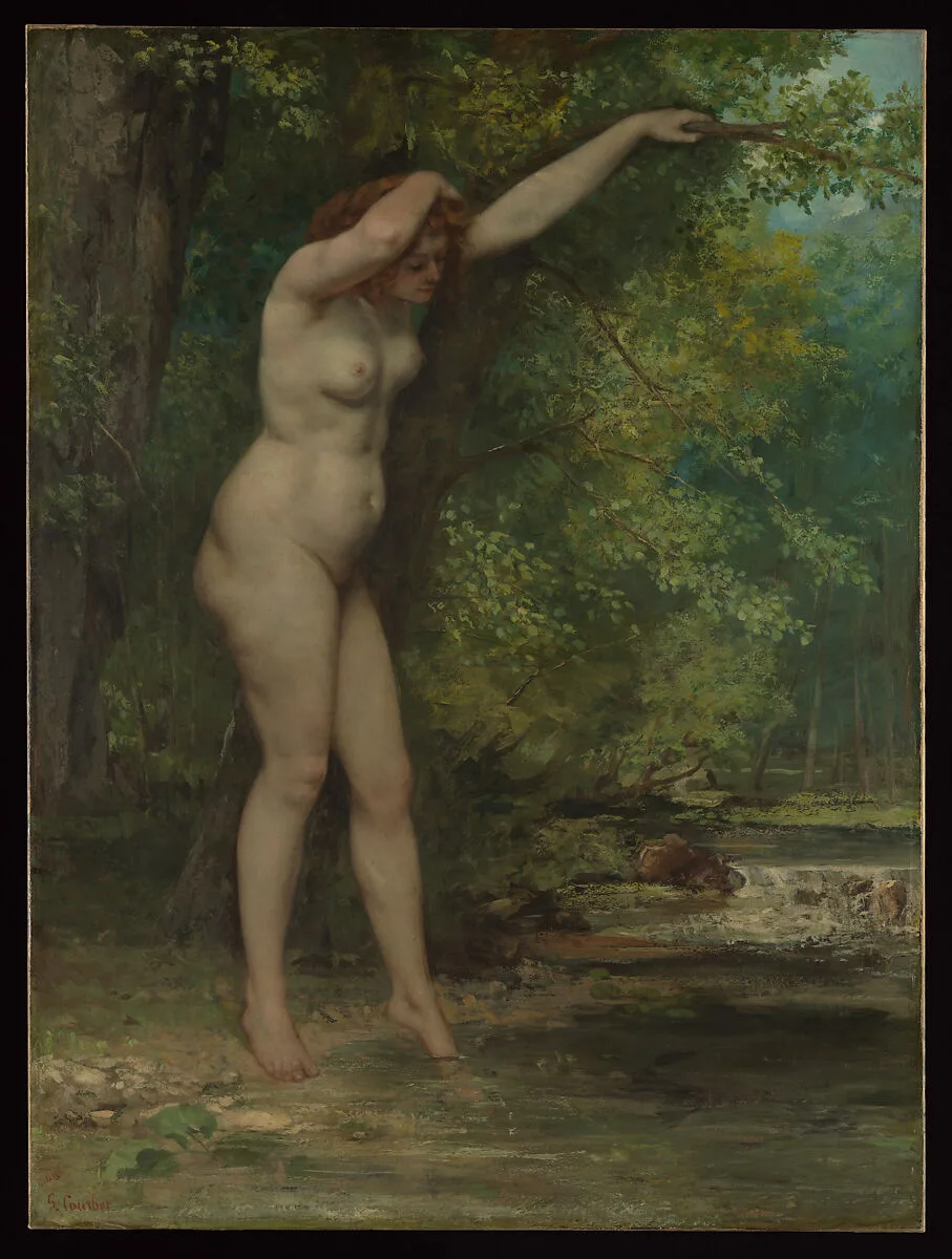 The Young Bather — Gustave Courbet