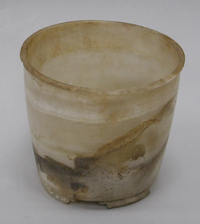 Tripod Onyx Vessel (tecalli) — Unknown