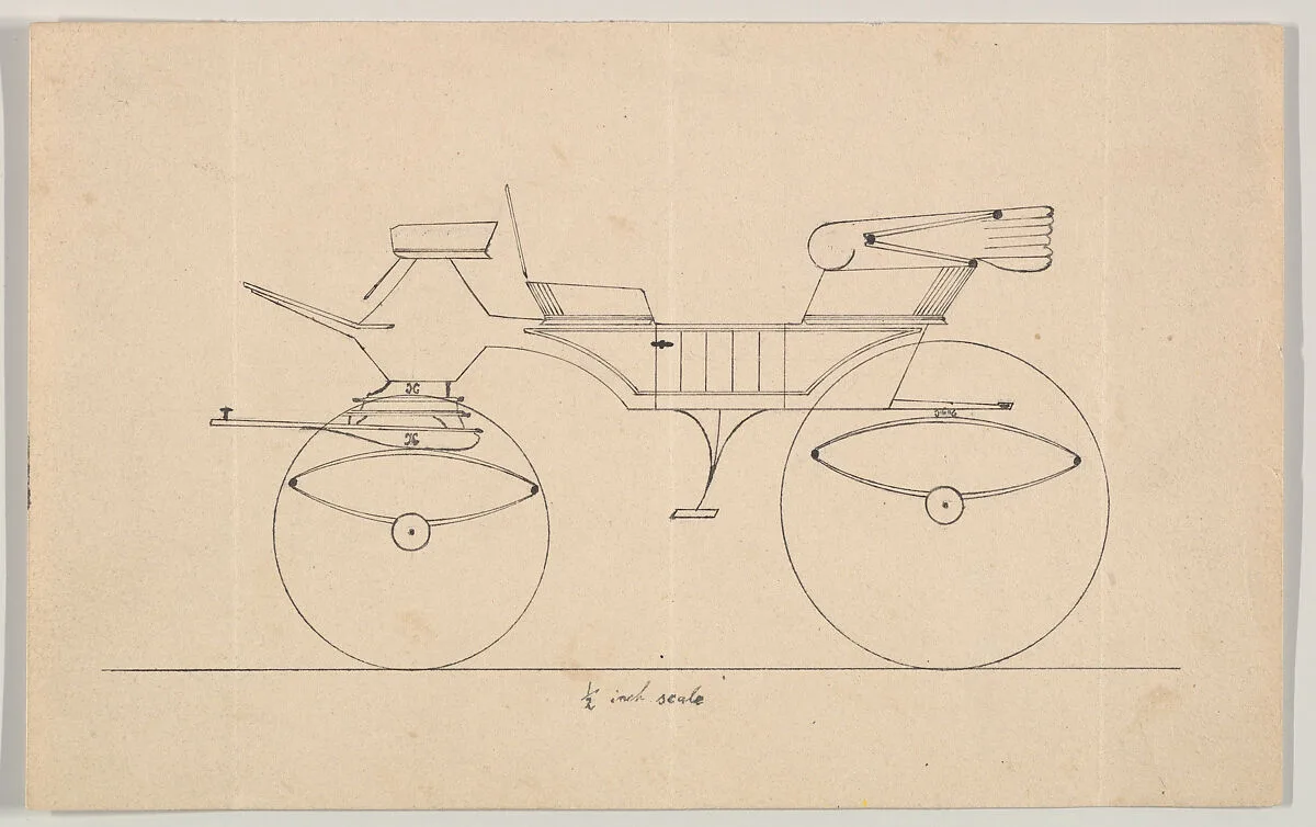 Design for Vis-à-vis (unnumbered) — Brewster & Co.