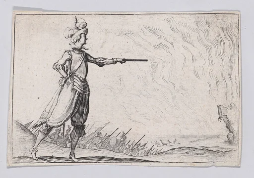 Reverse Copy of Le Commandant a Pied (The Commander on Foot), from "Les Caprices"