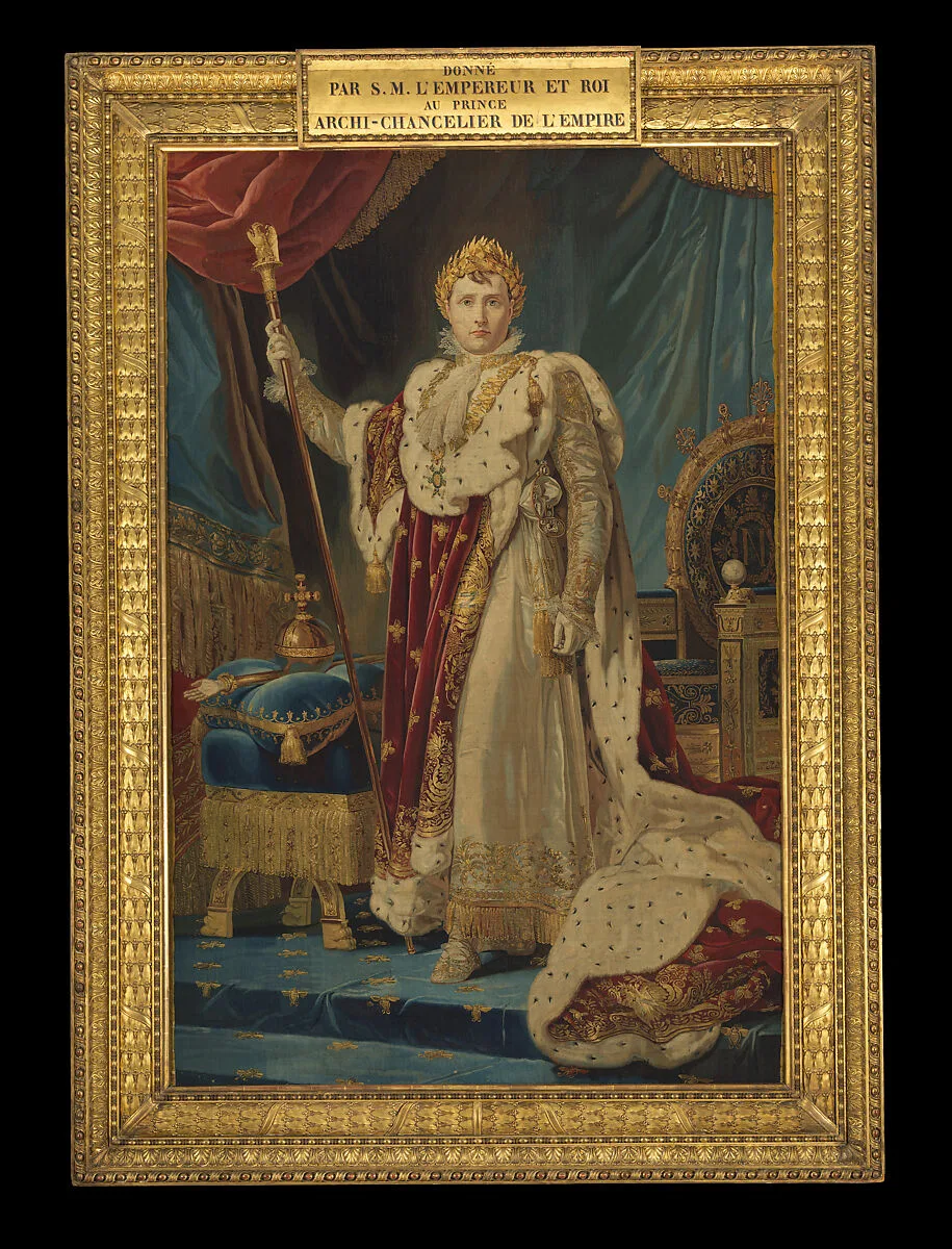 Portrait of Napoleon I — baron François Gérard|Manufacture Nationale des Gobelins|Michel Henri Cozette|Harland the Elder|Abel Nicolas Sollier|Charles Duruy|Napoléon Bonaparte