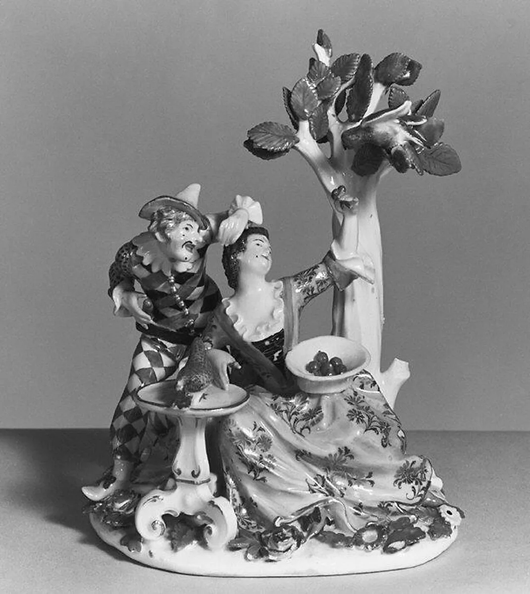 Harlequin and Columbine — Johann Joachim Kändler|Meissen Manufactory