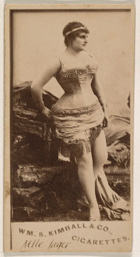 Mlle. Jager, from the Actresses series (N203) issued by Wm. S. Kimball & Co. — William S. Kimball & Company