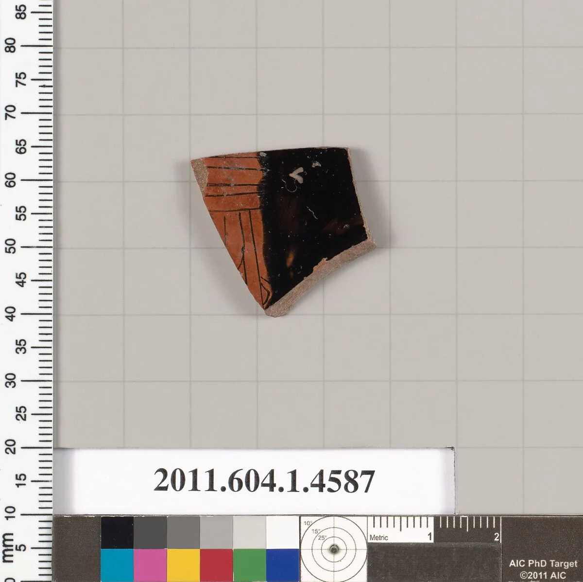 Terracotta fragment of a kylix (drinking cup) — Unknown