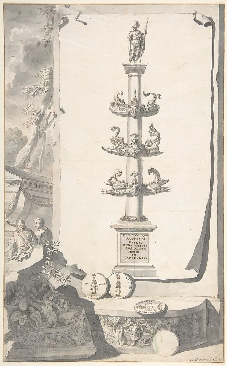 A Reconstruction of the Base of the Column Rostrata — Jan Goeree