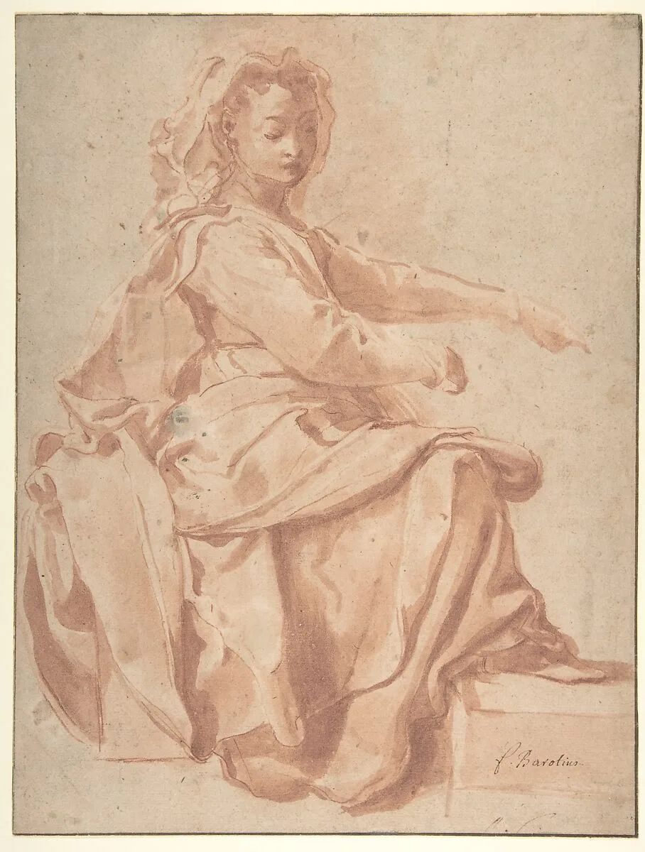 Seated Female Figure — Pietro Faccini