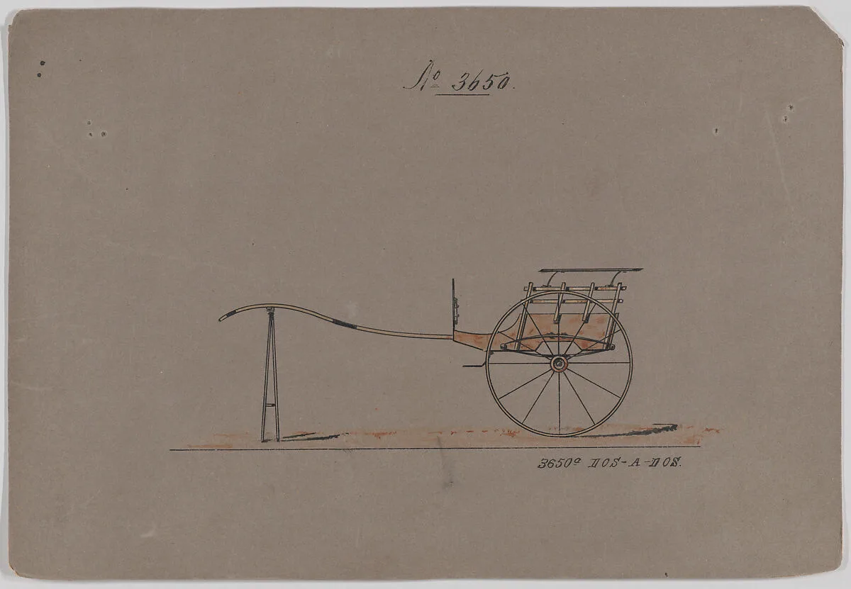 Slat Side Pony Cart #3650 — Brewster & Co.