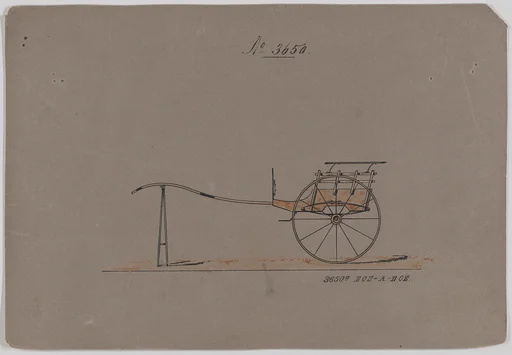 Slat Side Pony Cart  #3650
