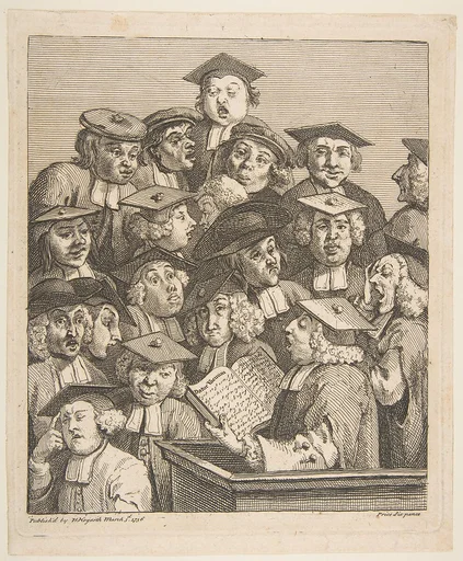 Scholars at a Lecture